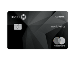 BMO CashBack World Elite Mastercard credit card